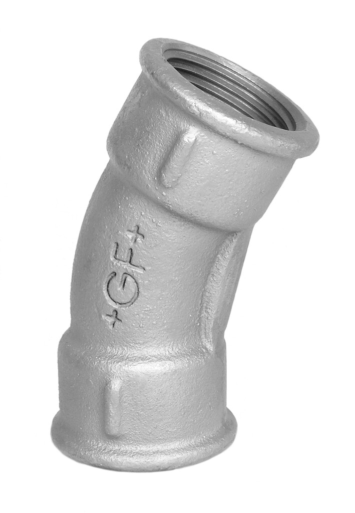 GF  51  Bogen 1 1/2" verzinkt